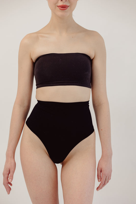 Seamless Mid Waisted-Thong