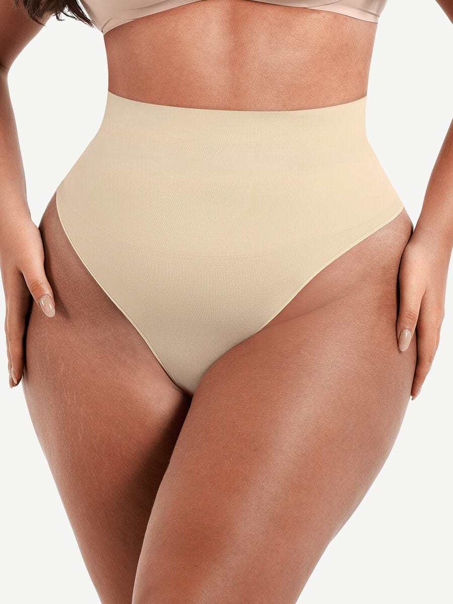 Seamless Mid Waisted-Thong