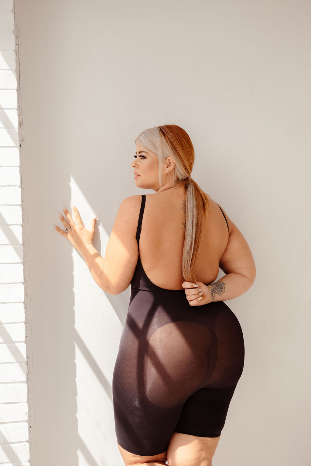 Bare Back Mid Thigh Shapewear