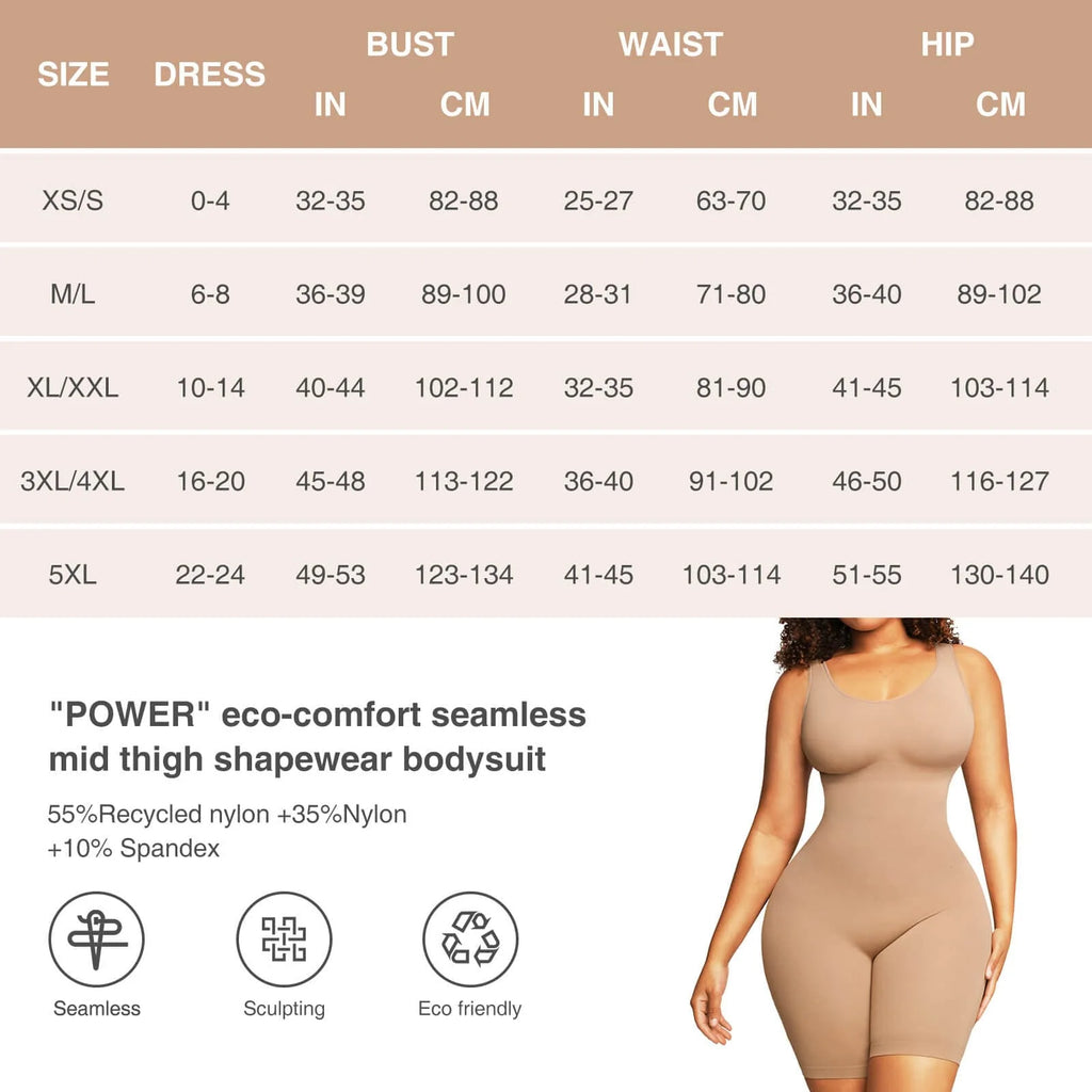 Seamless Jumpsuit Shapewear