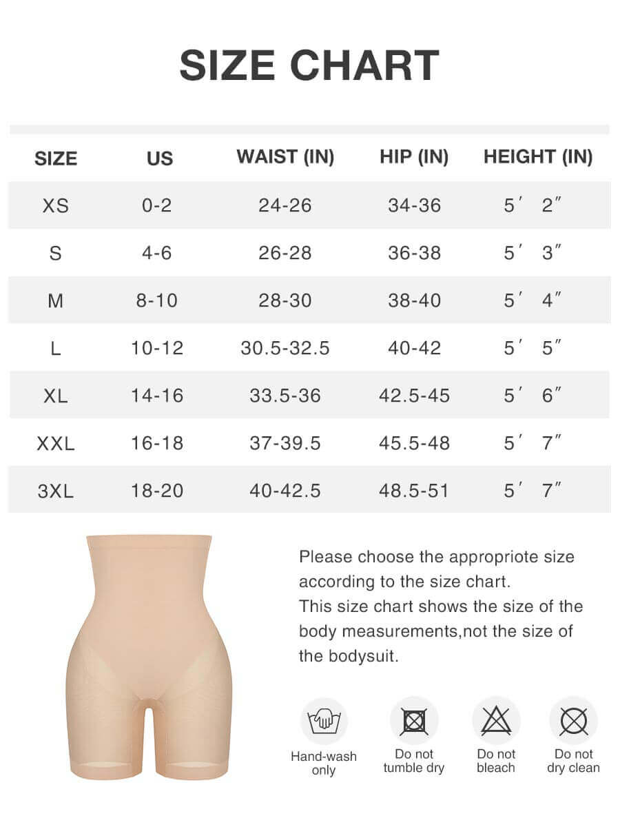 Low Back Shapewear Shorts